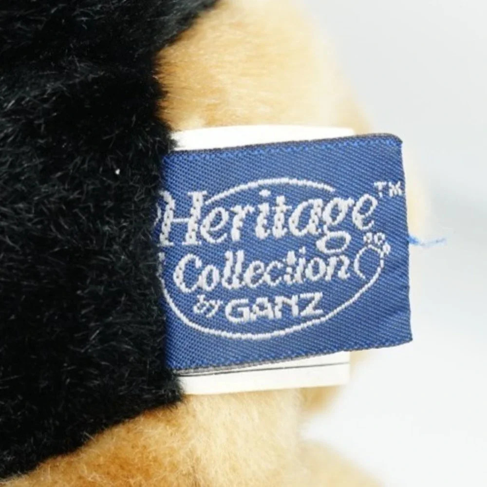 Vintage 2000 Heritage Collection by Ganz - Stuffed Brown Dog Plush Toy‎ ~ Y2K